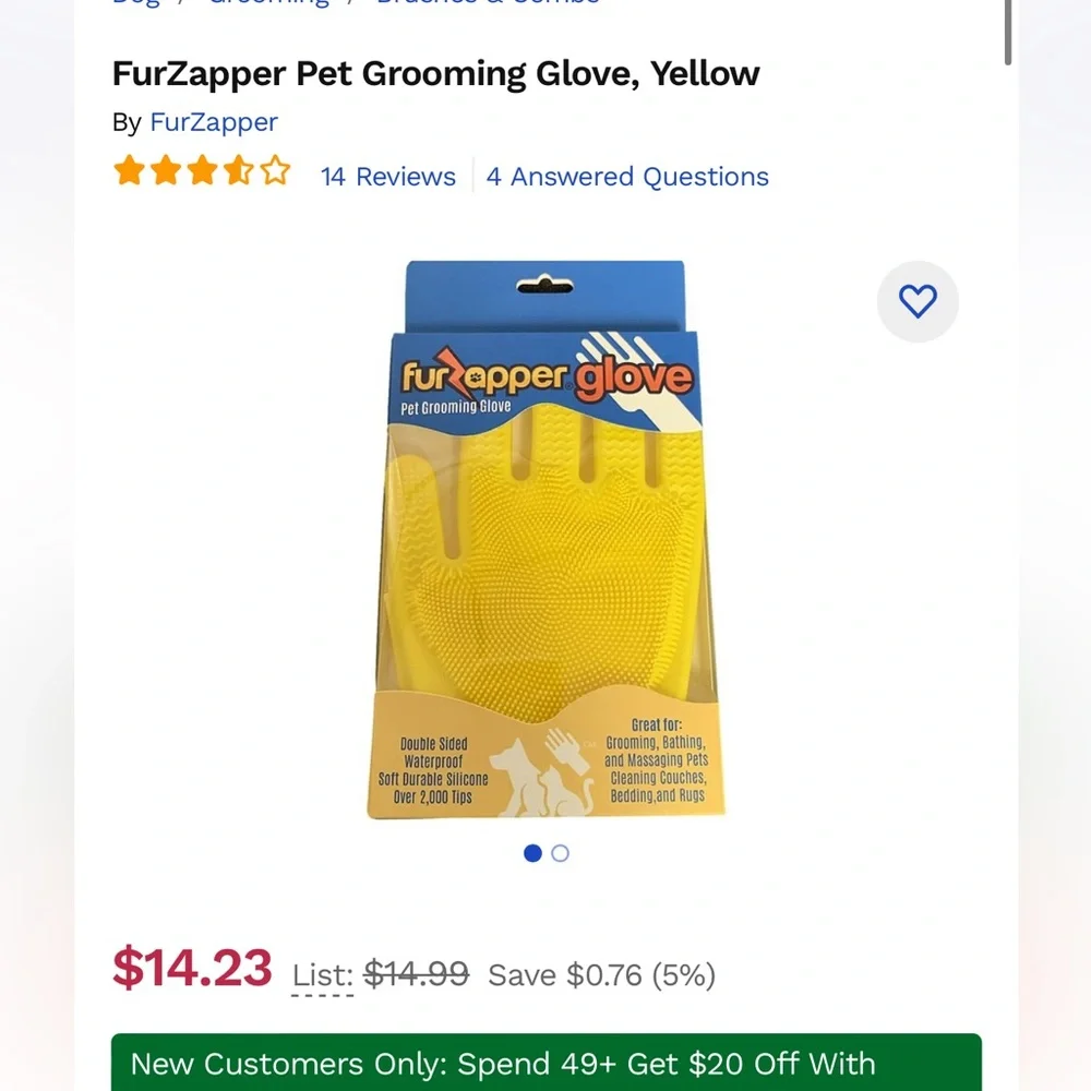 NEW fur zapper glove